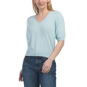 COLORUSH Lunar Cashmere Koda V-neck Tee